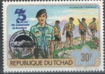 German Scouts, overprint