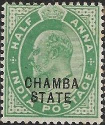 King Edward VII - Overprinted