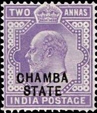 King Edward VII - overprinted