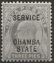 King Edward VII - overprinted