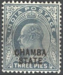 King Edward VII - overprinted