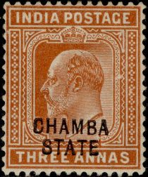 King Edward VII - overprinted