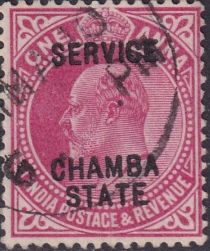 King Edward VII - overprinted