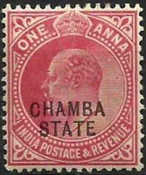 King Edward VII - overprinted