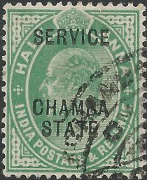 King Edward VII - overprinted