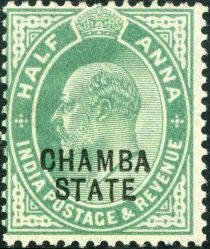 King Edward VII - overprinted