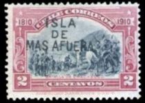 Battle of Chacabuco overprinted