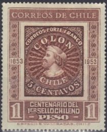 Centenary of Chile’s first postage stamps