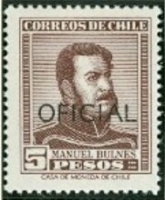 General Ramón Freire Serrano Overprinted