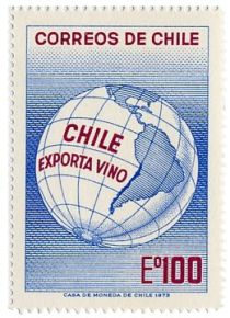 Globe "Chile Exporta Vino"