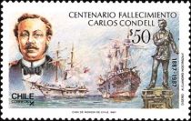 Admiral Carlos Condell, death Cent.