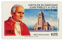 Pope John Paul II and Votive Church, Maipu