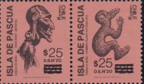 Easter Island D.S. N.20 surcharged