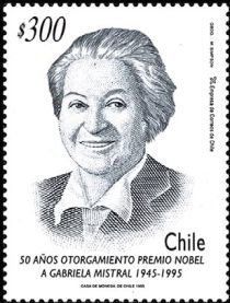 Granting of Nobel Prize to Gabriela Mistral, 50th Anniv.