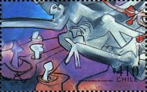 "La vida Allende la Muerte" by Roberto Matta