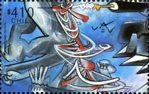 "La vida Allende la Muerte" by Roberto Matta