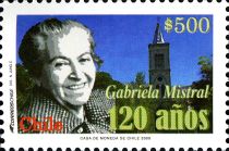 Gabriela Mistral and church