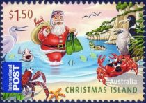 Santa Claus Coming Ashore