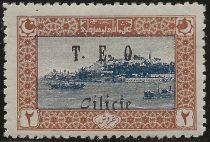 The Golden Horn overprinted