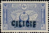 The Dardanelles overprinted