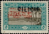 The Pyramids overprinted