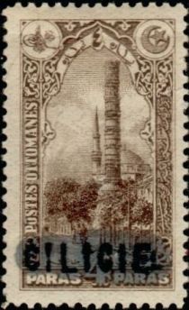 Column of Constantine overprinted