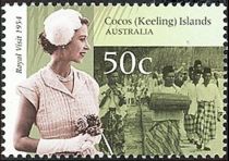 Queen Elizabeth II and Cocos Malay Musicians