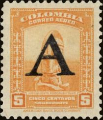 Monumental figure Overprinted