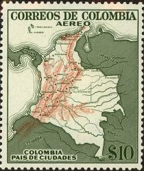 Map of Colombia