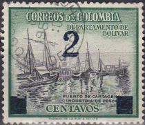 Cartagena Harbour Overprinted