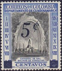 Salt Mine Chapel,Zipaquirá Overprinted