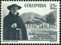 Father Rafael Almanza, Church of San Diego, Bogotá