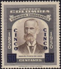 Manuel Ponce de Leon Overprinted