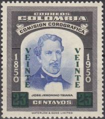 José Jerónimo Triana, overprint