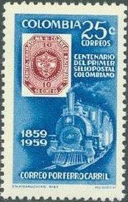 Stamp of 1859, Train