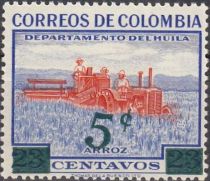 Rice Farm Overprinted