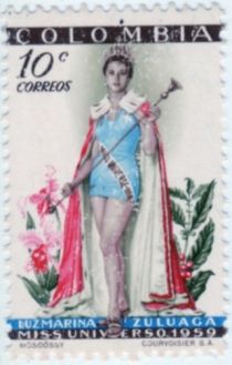 Luz Marina Zuluaga, Miss universe, 1959