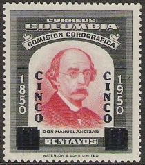 Manuel Ancizar Overprinted