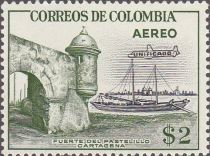 Pastelillo Fort, Cartagena Overprinted