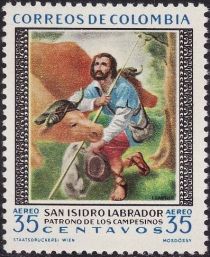 St. Isidore with farm animals