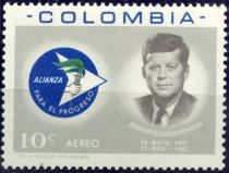 Pres. John F. Kennedy and Alliance for Progress Emblem