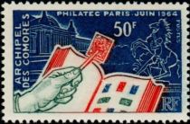 Philatelic Exhibition "Philatec", Paris, june 1964