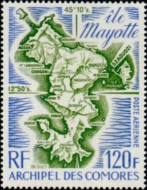 Map of Mayotte