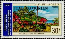 Village de Mohani overprinted