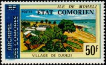 Village de Djoezi overprinted