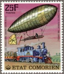 Santos-Dumont's Airship and Brazilian Locomotive