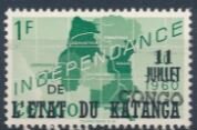 Independence (overprint KATANGA) Albertville overprint