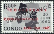 Overprint “Conférence Coquilhatville avril-mai 1961”