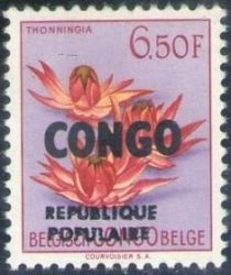 Thonningia (overprinted CONGO), overprinted