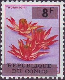 Recuperation - Thonningia overprinted, surcharged